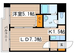 フランセジュール山鼻の物件間取画像